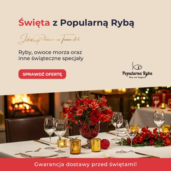 Oferta Świąteczna 2025 Popularna Ryba - Wigilia, Boże Narodzenie i Sylwestra